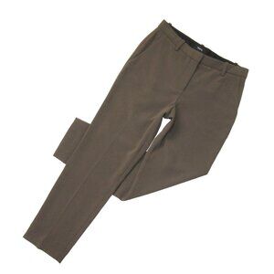 NWT THEORY Treeca in Mink Brown Admiral Crepe Tapered Slim Ankle Pants 00